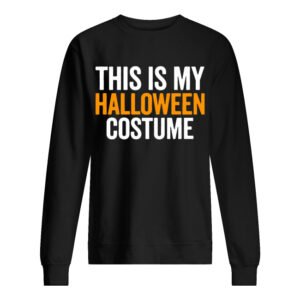 Vintage This Is My Halloween Costume Funny Retro Shirt