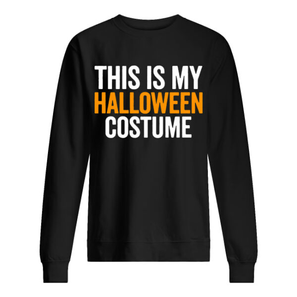 Vintage This Is My Halloween Costume Funny Retro Shirt