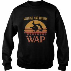WAP Witches And Potions Retro Halloween Witch shirt
