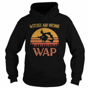 WAP Witches And Potions Retro Halloween Witch shirt 3