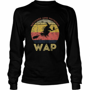 WAP Witches And Potions Retro Sunset Vintage Witch shirt