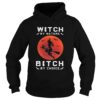 WITCH BY NATURE BITCH BY CHOICE HALLOWEEN SUNSET shirt