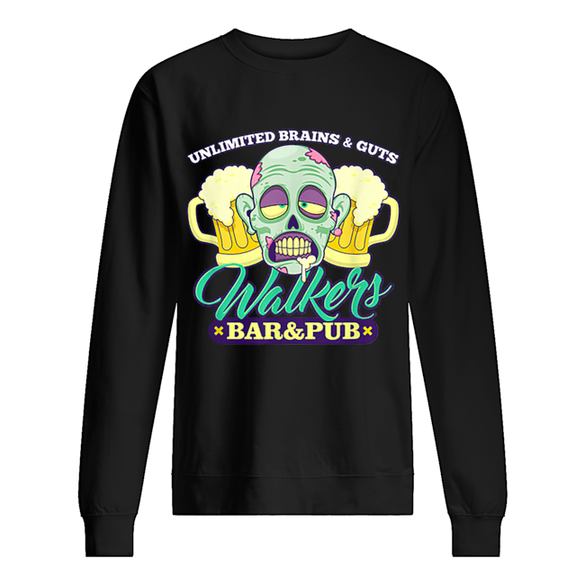 Walkers Bar And Pub Funny Zombie Halloween shirt Walkers Bar And Pub Funny Zombie Halloween shirt