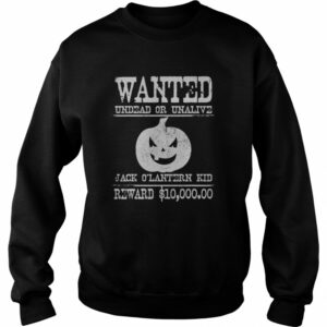 Wanted Halloween Jack O’Lantern Pumpkin Western Poster shirt