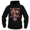 We used to smile and then we worked at RAC Rent A Center Horror Halloween shirt