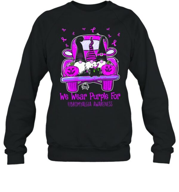 We wear purple for fibromyalgia awareness shirt