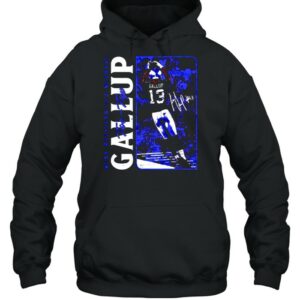 Wide receiver 13 Michael Gallup toe tap shirt 3
