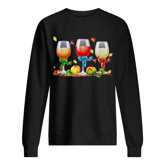 Wine Autumn Halloween shirt Wine Autumn Halloween shirt