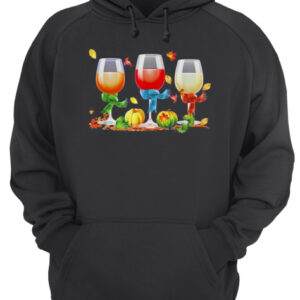 Wine Autumn Halloween shirt 3
