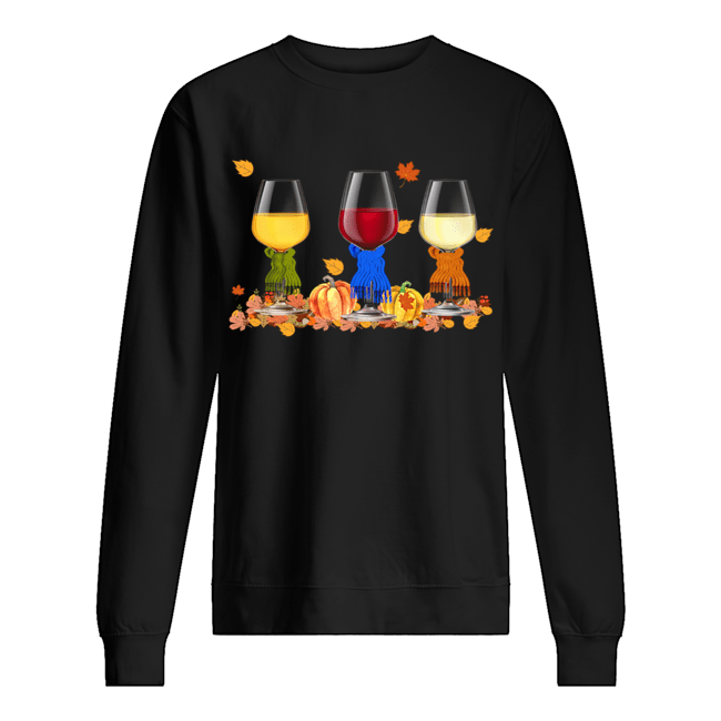 Wine Auturn Vibe Funny Wine Lover T-Shirt Wine Auturn Vibe Funny Wine Lover T-Shirt