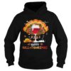 Wine turkey happy hallothanksmas halloween thanksgiving christmas shirt