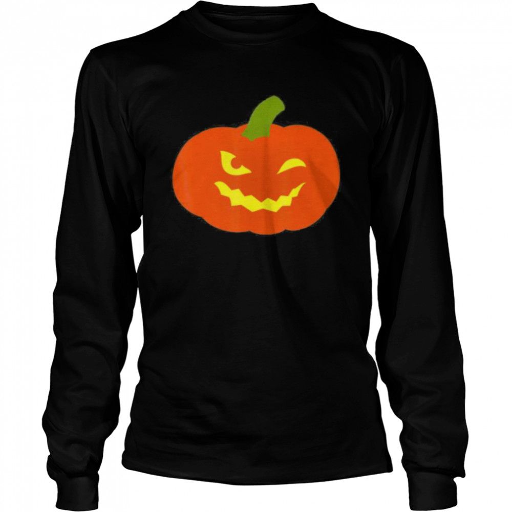 Winking Eye Pumpkin Face Halloween Costume shirt Winking Eye Pumpkin Face Halloween Costume shirt
