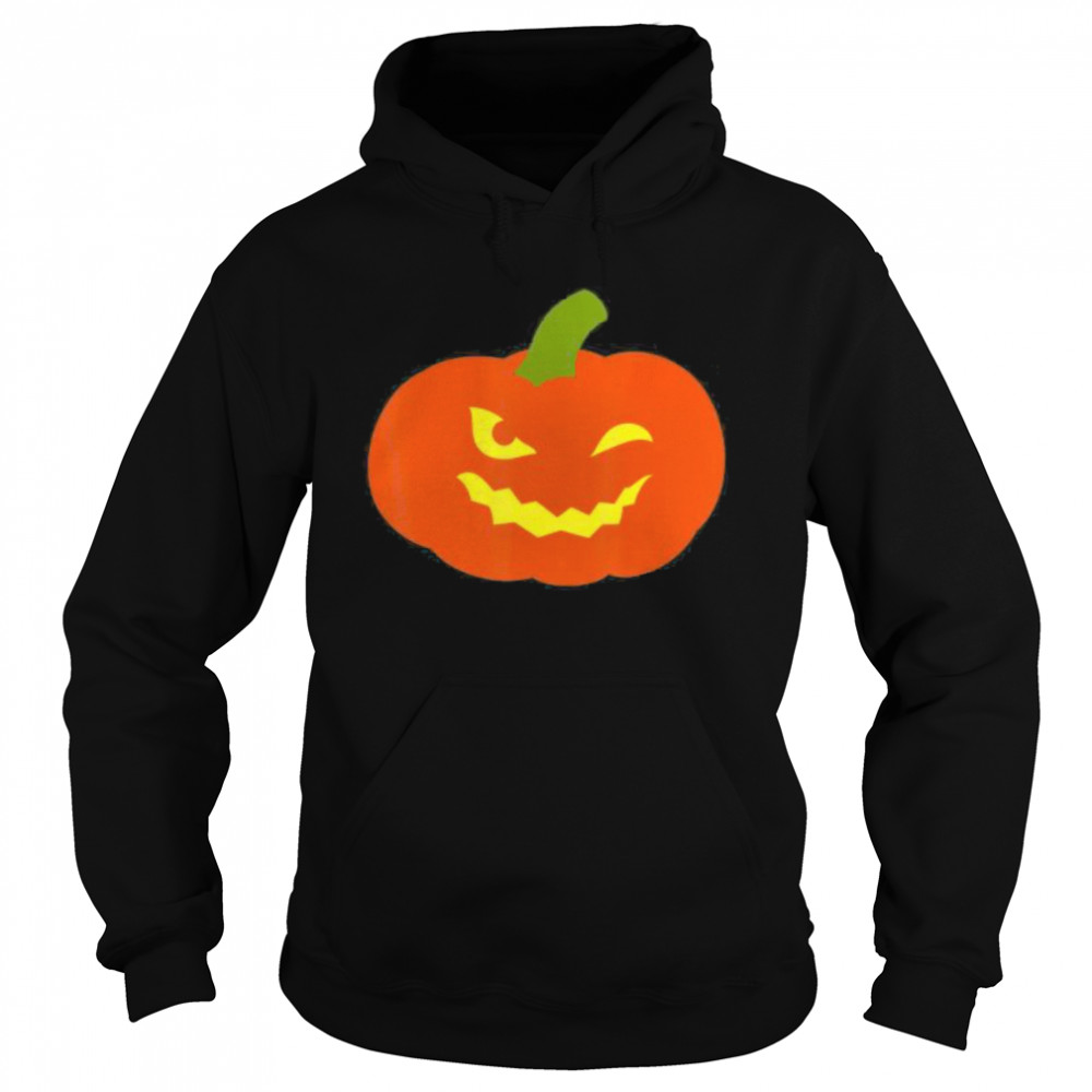 Winking Eye Pumpkin Face Halloween Costume shirt Winking Eye Pumpkin Face Halloween Costume shirt