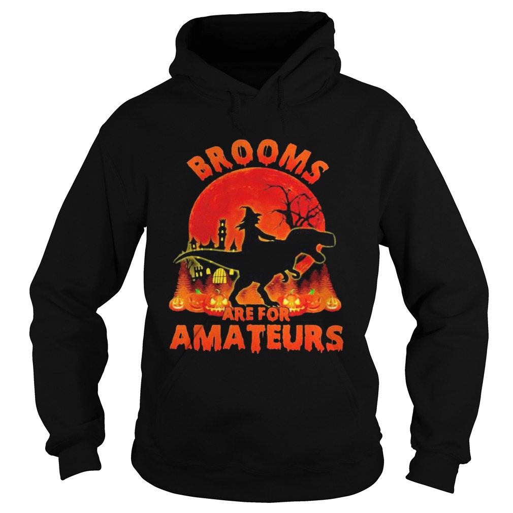 Witch Riding Dinosaurs Brooms Are For Amateurs Halloween shirt Witch Riding Dinosaurs Brooms Are For Amateurs Halloween shirt