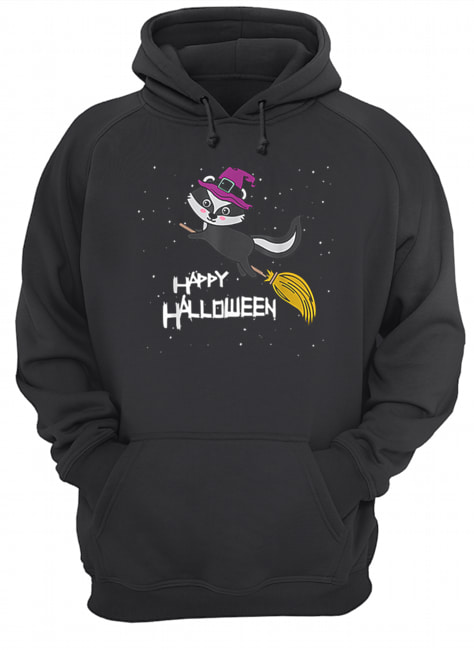 Witch Skunk Flying Broomstick Costume Cute Halloween Gift shirt Witch Skunk Flying Broomstick Costume Cute Halloween Gift shirt