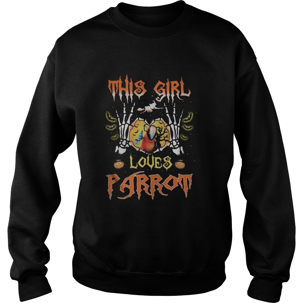 Witch This girl loves parrot shirt Witch This girl loves parrot shirt