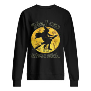 Witch yes I can drive a stick Halloween shirt
