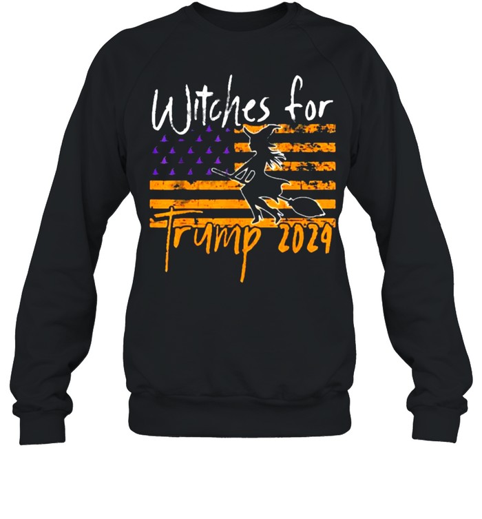 Witches For Trump 2024 Halloween American Flag shirt Witches For Trump 2024 Halloween American Flag shirt