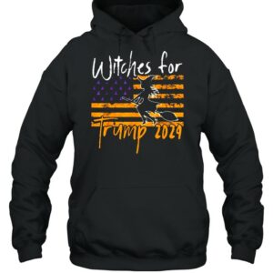 Witches For Trump 2024 Halloween American Flag shirt 3