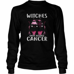 Witches United Against Cancer Wear Pink Halloween shirt