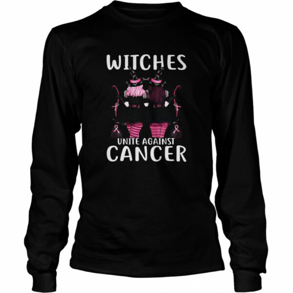 Witches United Against Cancer Wear Pink Halloween shirt