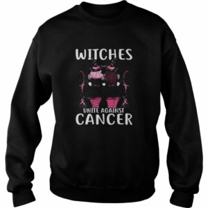 Witches United Against Cancer Wear Pink Halloween shirt
