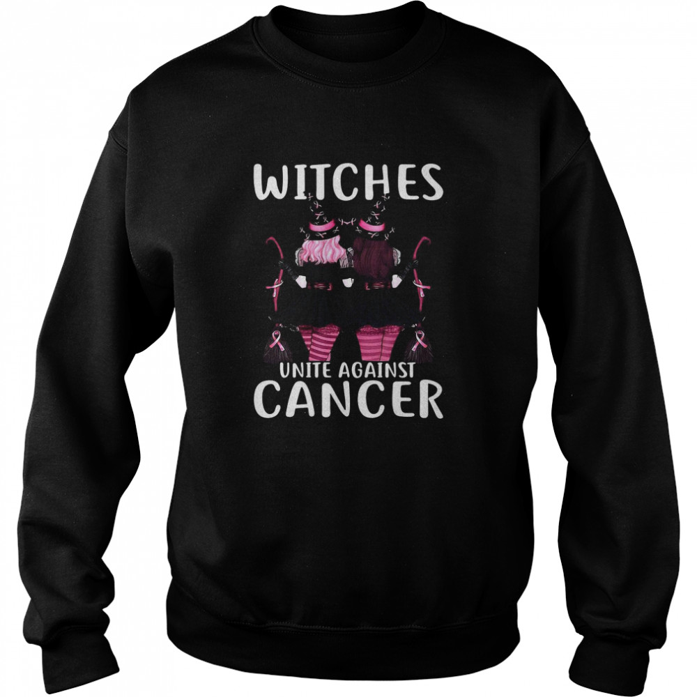 Witches United Against Cancer Wear Pink Halloween shirt Witches United Against Cancer Wear Pink Halloween shirt