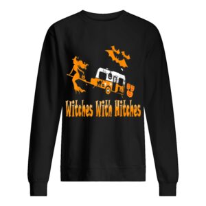 Witches With Hitches Camping Funny Halloween Womens shirt