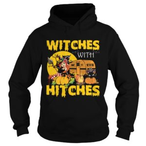 Witches With Hitches Funny Camping Halloween Girls Women Shirt