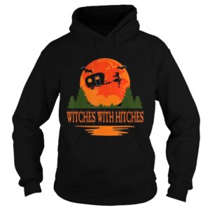 Witches With Hitches Halloween Camping Scary shirt