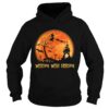 Witches With Hitches Sunset Halloween shirt