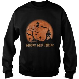 Witches With Hitches Sunset Halloween shirt