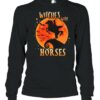 Witches with horse Halloween shirt