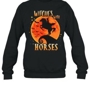 Witches with horse Halloween shirt