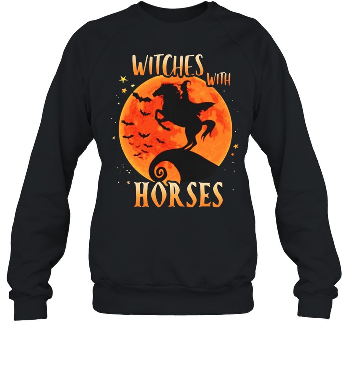 Witches with horse Halloween shirt Witches with horse Halloween shirt