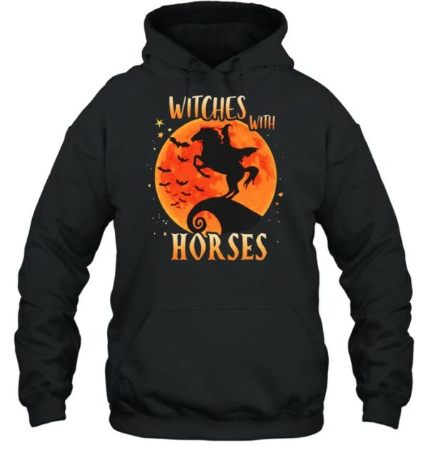 Witches with horse Halloween shirt