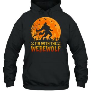 Wolf I'm with the werewolf shirt 3