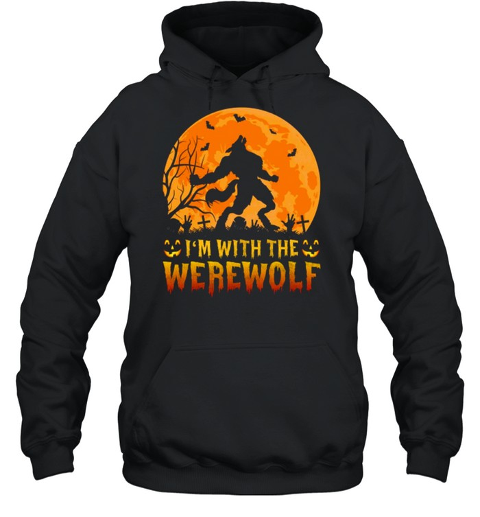 Wolf I’m with the werewolf shirt Wolf I’m with the werewolf shirt