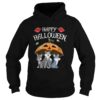 Wolfs In Scary Umbrella Rain Night Happy Halloween Day shirt