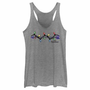 Women’s Marvel Hawkeye Holiday Arrow Racerback Tank Top