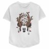 Women’s Mickey & Friends Antlers with Christmas Lights T-Shirt