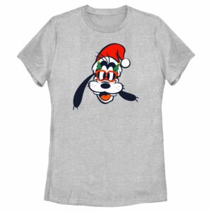 Women’s Mickey & Friends Goofy Christmas Glasses T-Shirt