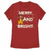 Women’s Mickey & Friends Merry and Bright Pluto T-Shirt