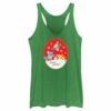Women’s Pokemon Christmas Happy Holidays Patch Racerback Tank Top
