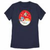 Women’s Pokemon Christmas Happy Holidays Patch T-Shirt