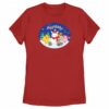 Women’s Pokemon Christmas Happy Holidays Snowman T-Shirt