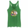Women’s Pokemon Christmas Pikachu and Delibird Happy Holidays Racerback Tank Top