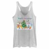Women’s Pokemon Happy Holidays Crew Racerback Tank Top