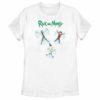 Women’s Rick and Morty Christmas Snow Angels T-Shirt