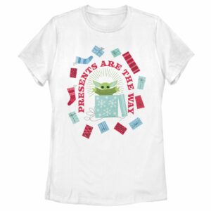 Women’s Star Wars The Mandalorian Christmas The Child Presents Are The Way T-Shirt